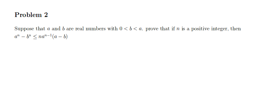 solved-problem-2-suppose-that-a-and-b-are-real-numbers-with-chegg