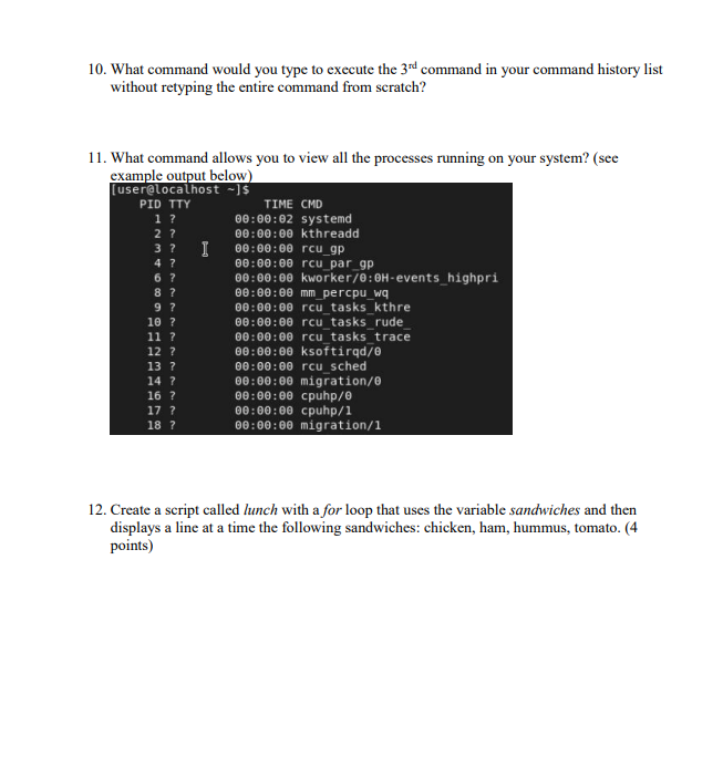 Solved Chapter 10 Practical Application (17 points) Display | Chegg.com