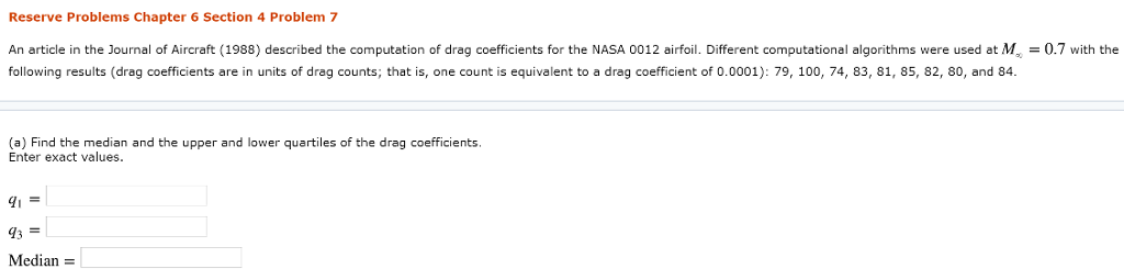 Solved Reserve Problems Chapter 6 Section 4 Problem 7 An | Chegg.com