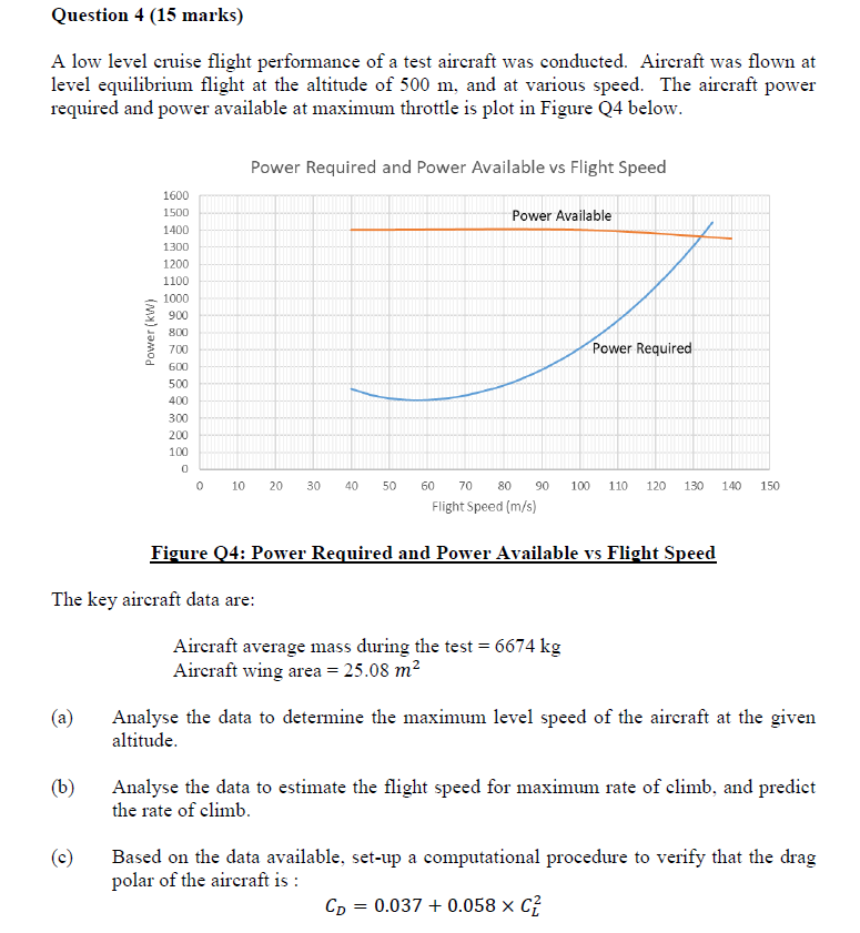 solved-a-low-level-cruise-flight-performance-of-a-test-chegg