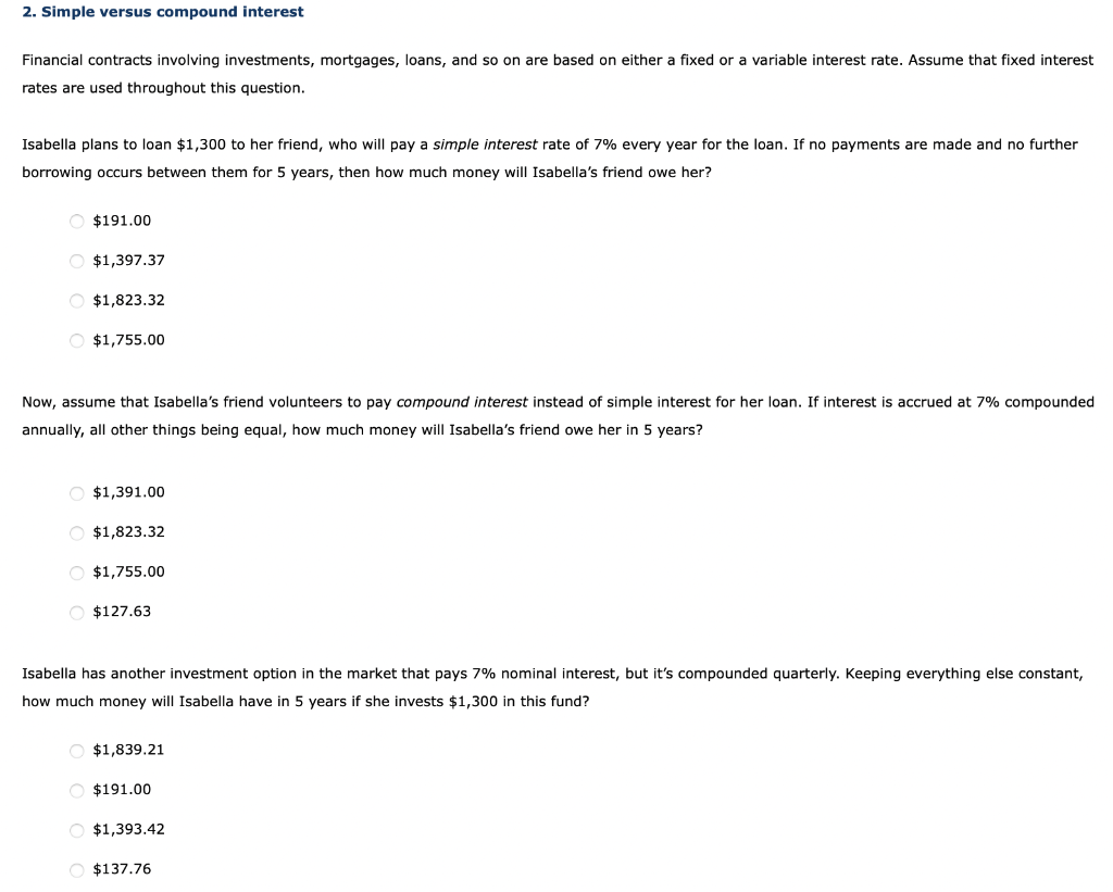 Solved rates are used throughout this question. Isabella | Chegg.com