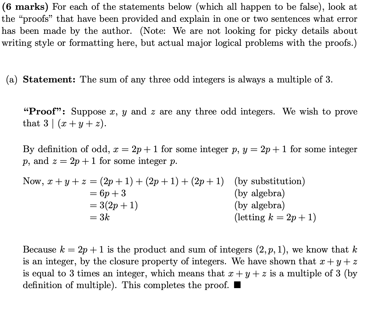 solved-6-marks-for-each-of-the-statements-below-which-chegg