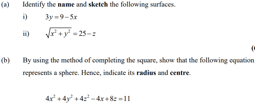 Solved (a) Identify the name and sketch the following | Chegg.com