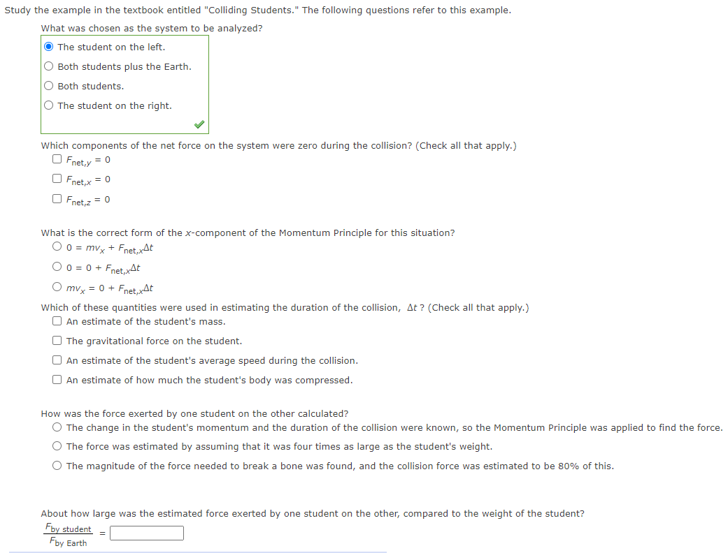 solved-study-the-example-in-the-textbook-entitled-colliding-chegg