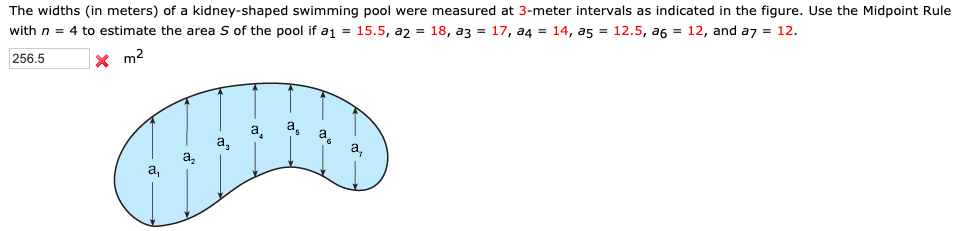 solved-the-widths-in-meters-of-a-kidney-shaped-swimming-chegg