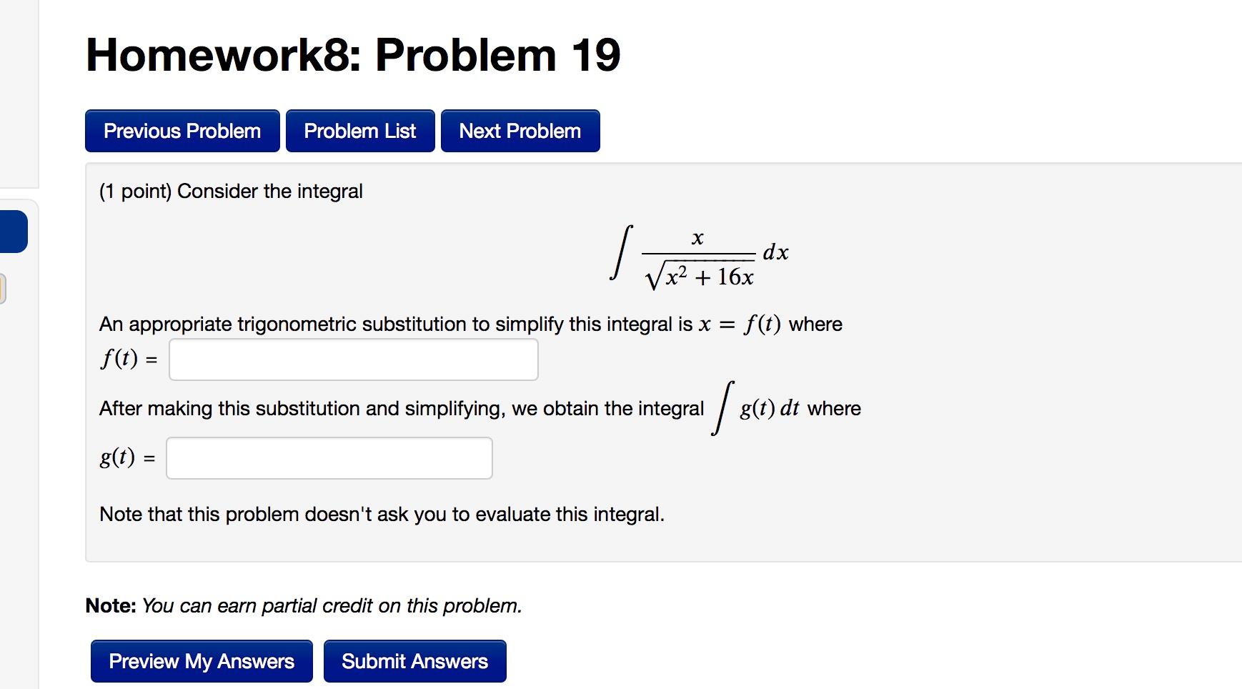 Solved Homework8: Problem 19 Previous Problem Problem List | Chegg.com