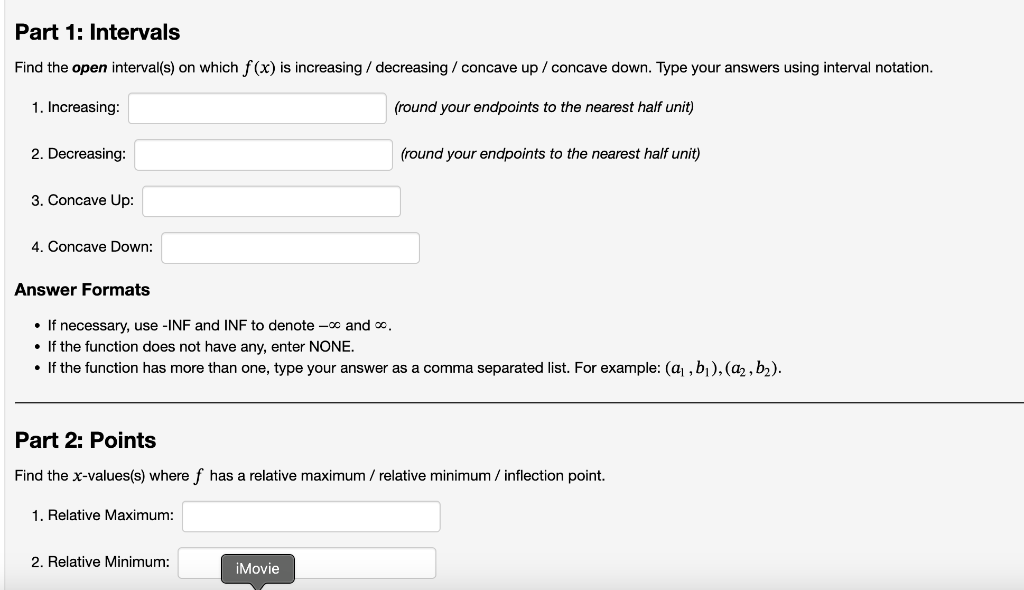 Solved Learning Outcome DG2: Problem 16 (1 point) Use the | Chegg.com