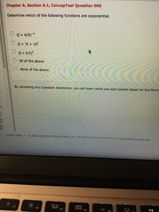Solved Chapter 6, Section 6.1, ConcepTest Question 006 | Chegg.com