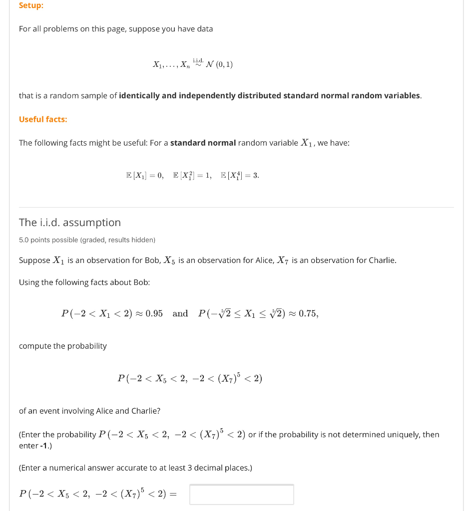 Setup For All Problems On This Page Suppose You Chegg
