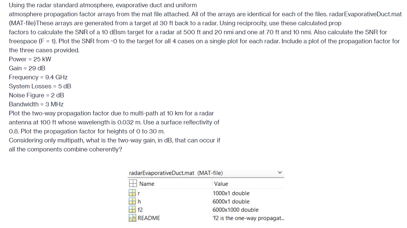 Solved Please answer all parts of question and attach matlab | Chegg.com