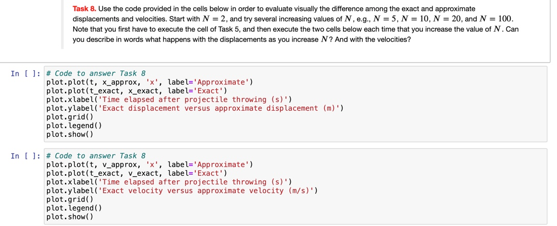 Solved Need help with task 8, python 3.0 question. Task | Chegg.com