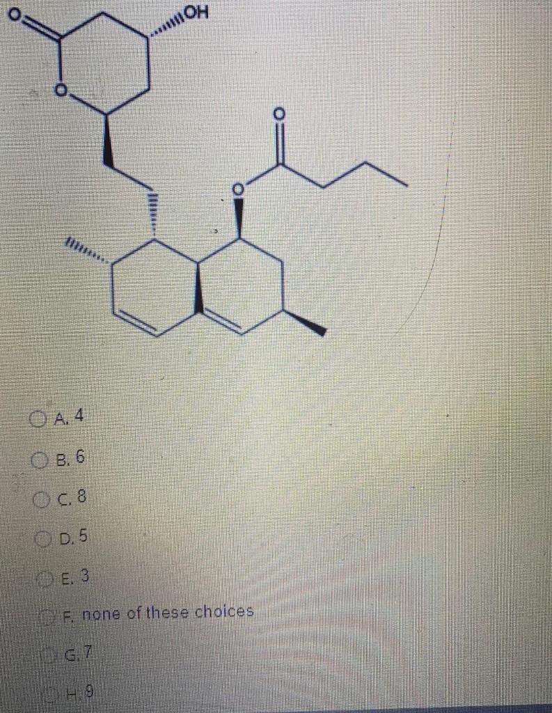 Solved How many stereogenic centers are there in the | Chegg.com
