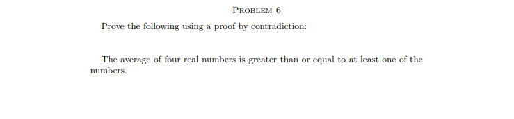 Solved PROBLEM 6 Prove the following using a proof by | Chegg.com