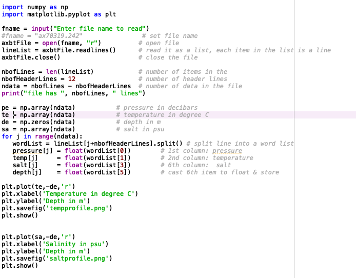 Answer using Python. This is the prompt for the code | Chegg.com