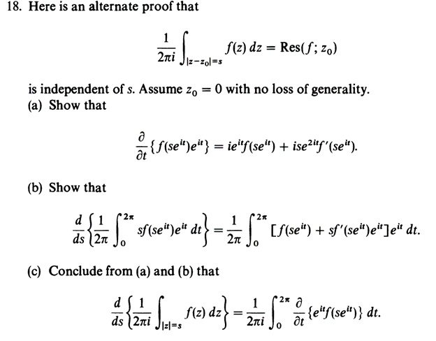 Solved 18. Here is an alternate proof that | Chegg.com