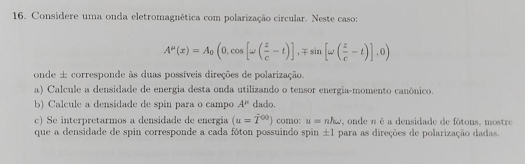 Solved Consider An Electromagnetic Wave With Circular | Chegg.com