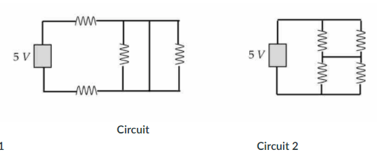 Solved Compare the equivalent resistance of the circuit on | Chegg.com