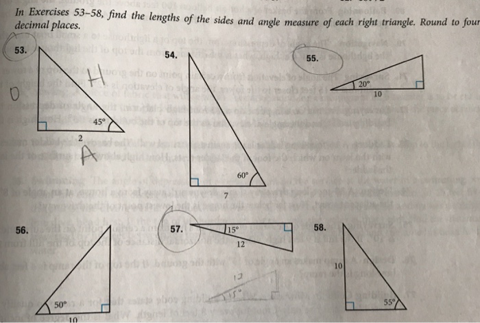 Solved in Exercises 53-58. find the lengths of the sides and | Chegg.com
