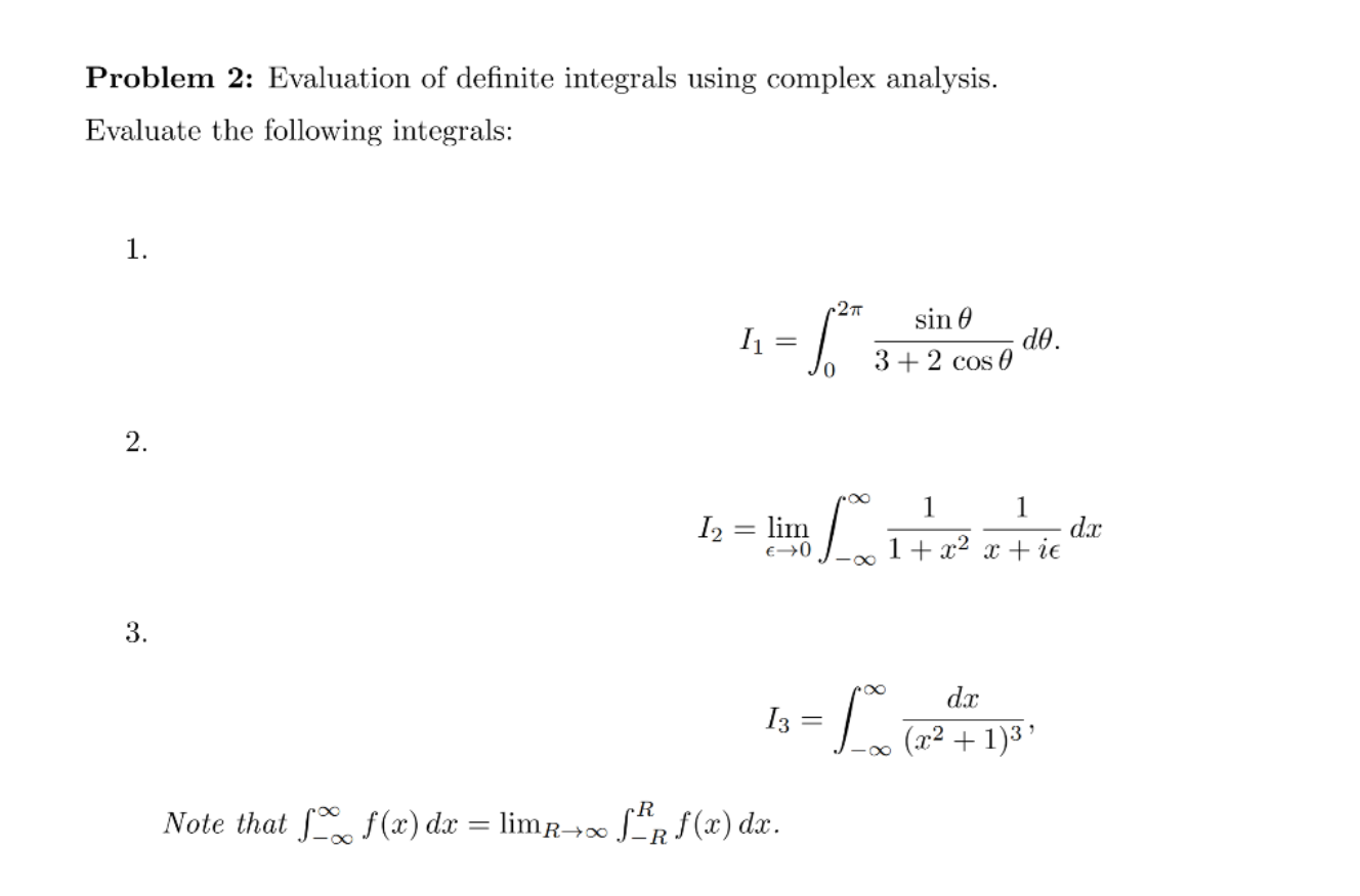 Solved Problem 2: Evaluation of definite integrals using | Chegg.com