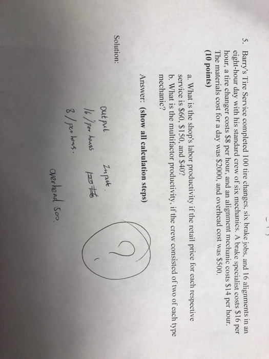 Barrys Tire Service Completed 100 Tire Changes Six Brake Jobs And 16 