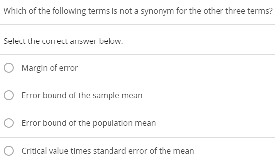 Answered: Choose the correct synonym of the given…