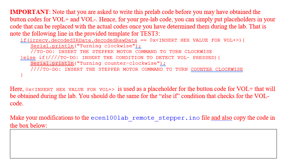 Prelab item \#2: Locate the code in | Chegg.com