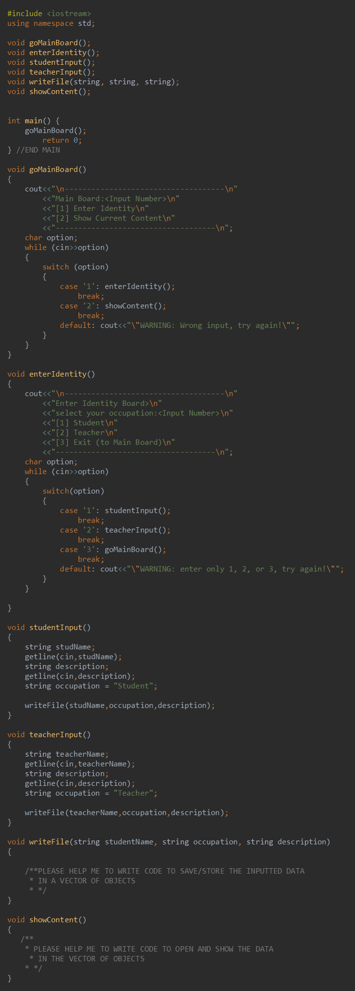 Solved Hi, I have C++ programming homework. The idea is | Chegg.com