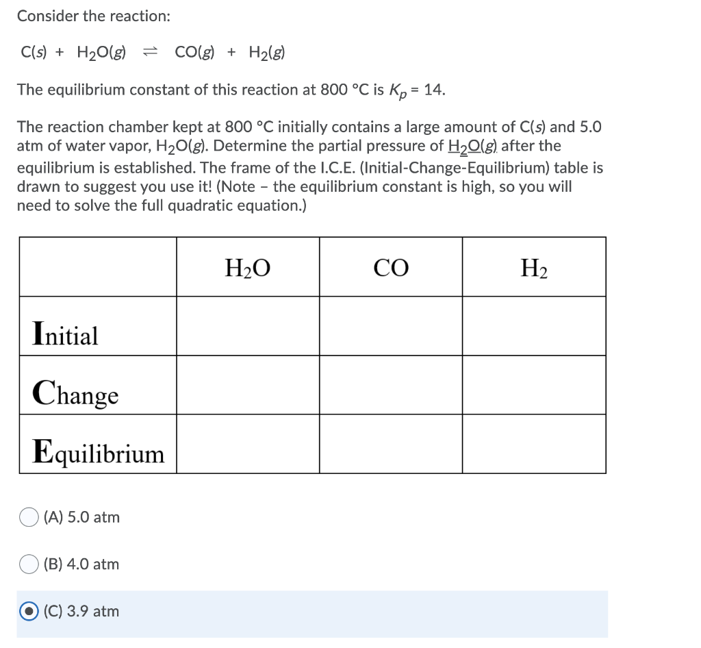 solved-consider-the-reaction-c-s-h2o-g-co-g-h2-g-chegg