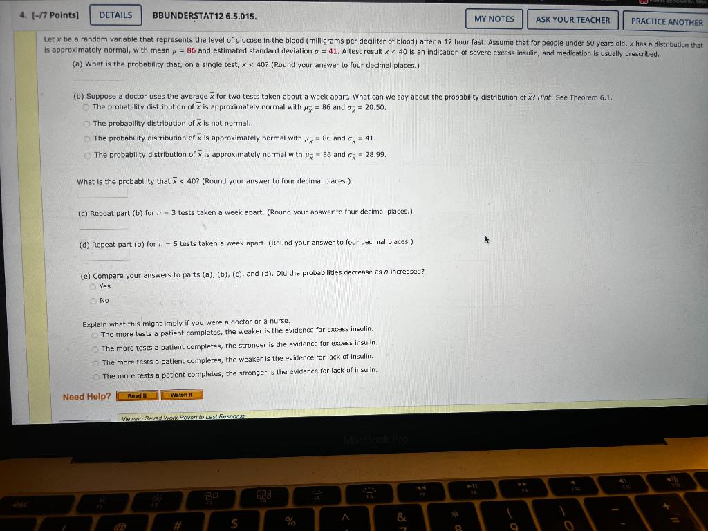 Solved (a) What is the probability that, on a single test, | Chegg.com