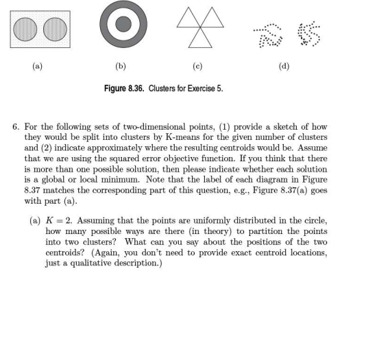 Solved Figure 8.37. Diagrams For Exercise 6. (b) K=3. The | Chegg.com