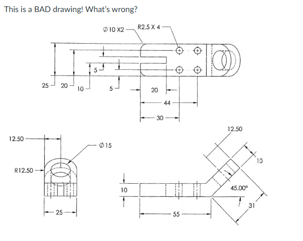 Solved This is a BAD drawing! What's wrong? | Chegg.com