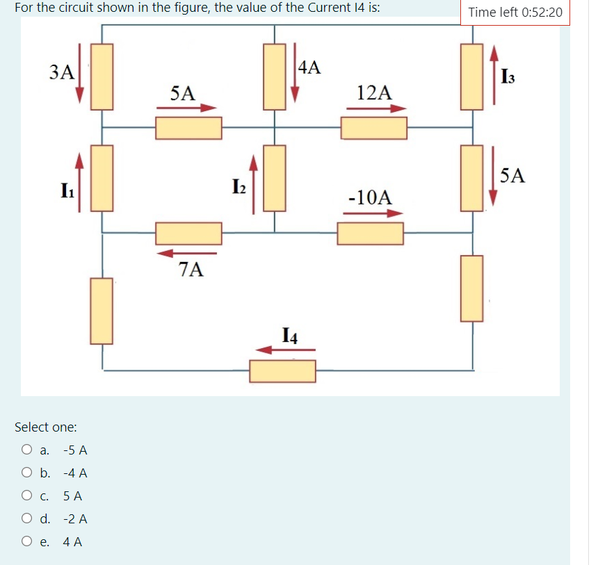 Solved For the circuit shown in the figure, the value of the | Chegg.com