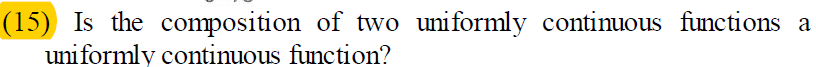 composition of two uniformly continuous functions