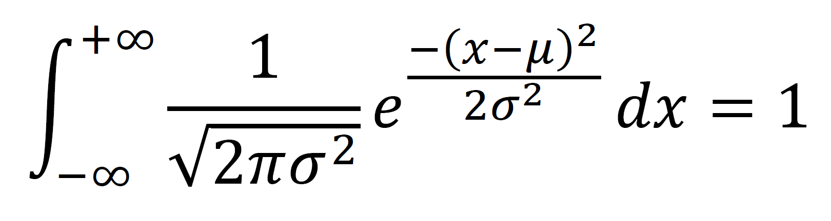 Solved +∞ 1 8 1 2πσ2 2 -(x-µ)² e 20² dx = 1 | Chegg.com