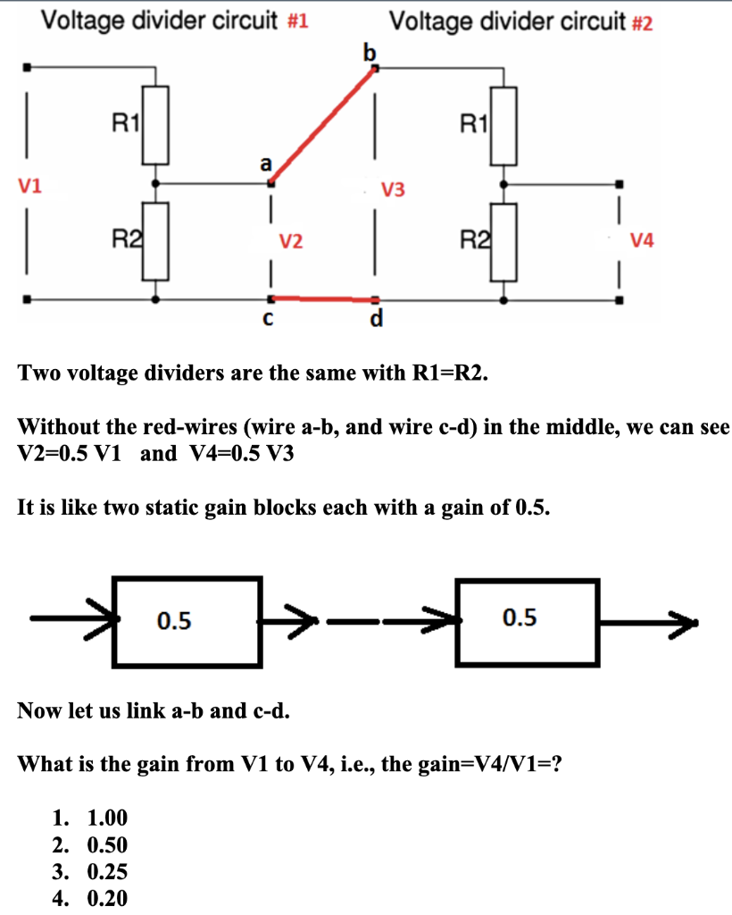 Solved Voltage Divider Circuit #1 Voltage Divider Circuit #2 | Chegg.com