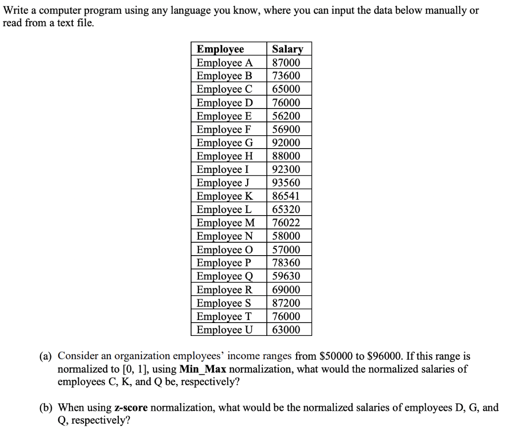 Solved write a computer program using any language you know chegg