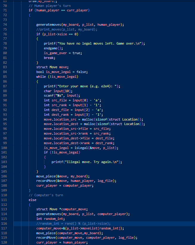 Solved I Need Help Creating A Minimax Algorithm For My | Chegg.com