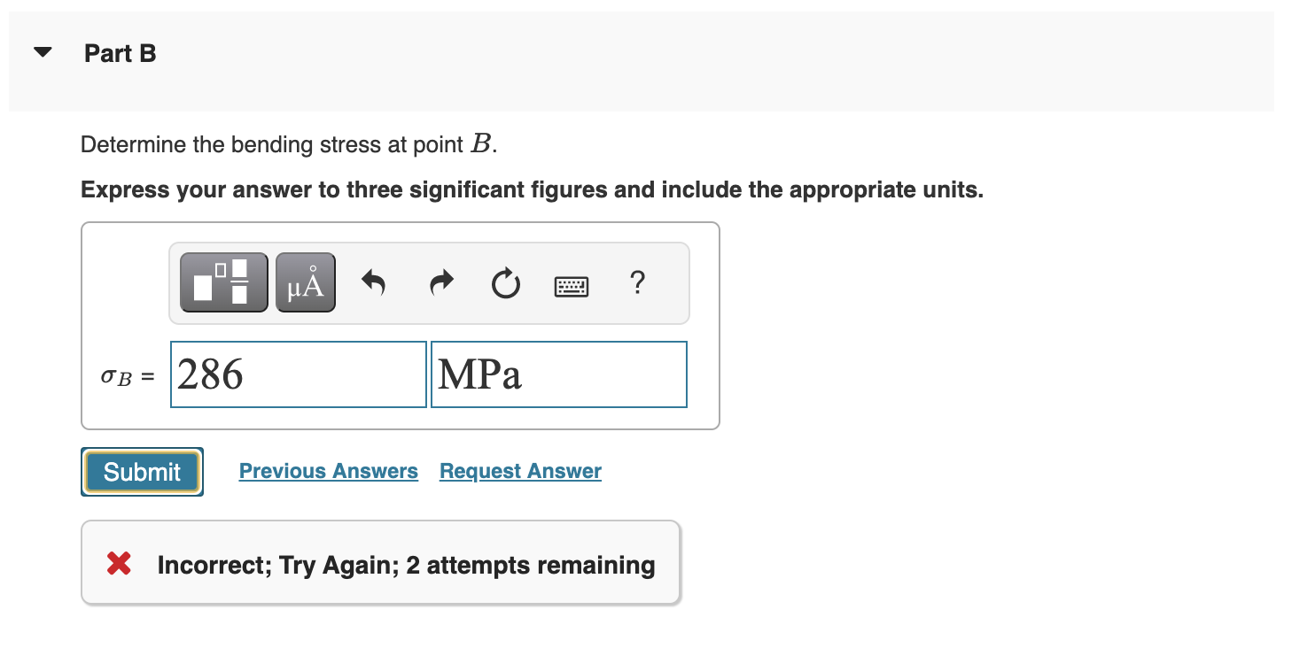 Solved The beam shown in (Figure 1) is subjected to a moment | Chegg.com