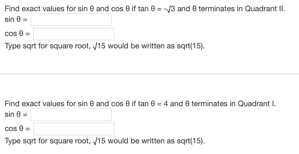 solved-find-exact-values-for-sin-0-and-cos-o-if-tan-0-13-chegg