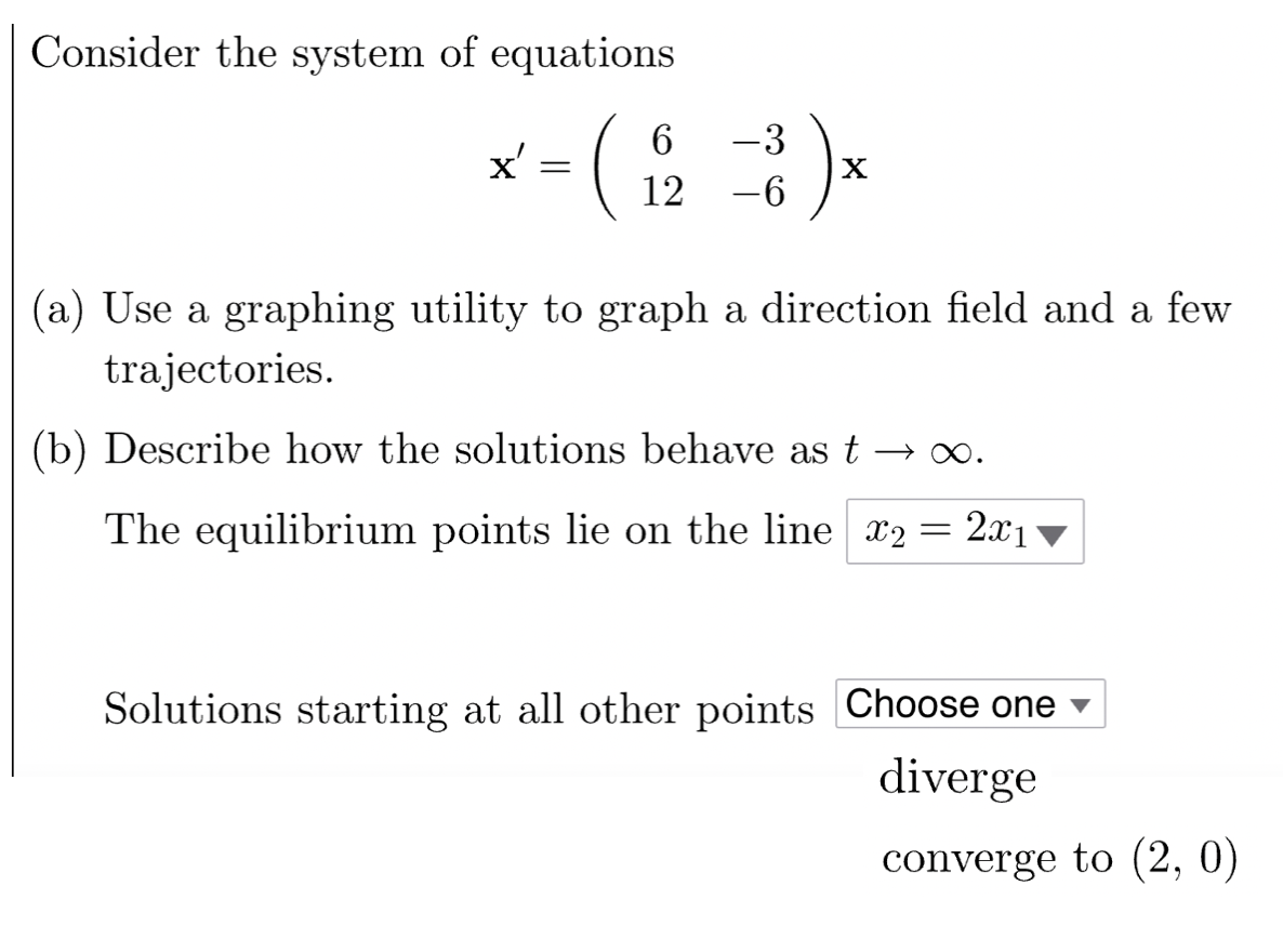 Consider the system of | Chegg.com