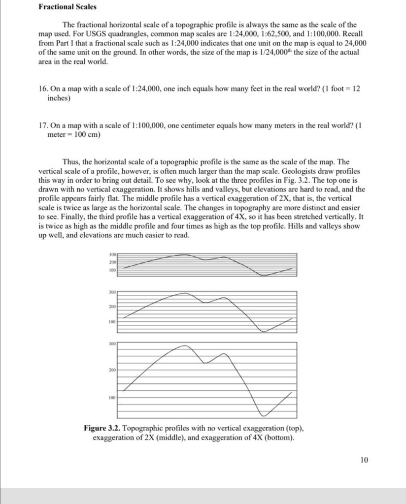 Solved Fractional Scales The fractional horizontal scale of
