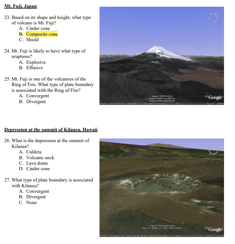 Solved Olympus Mons The Image Below Shows Olympus Mons An Chegg Com