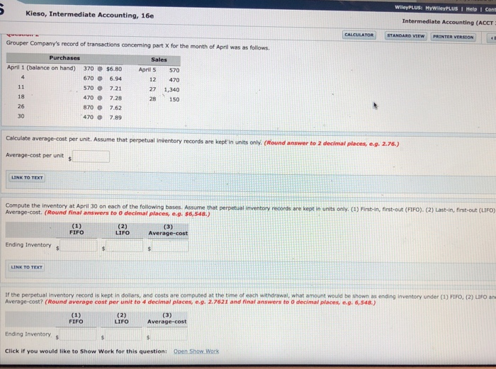 Solved Kieso, Intermediate Accounting, 16e Intermediate | Chegg.com