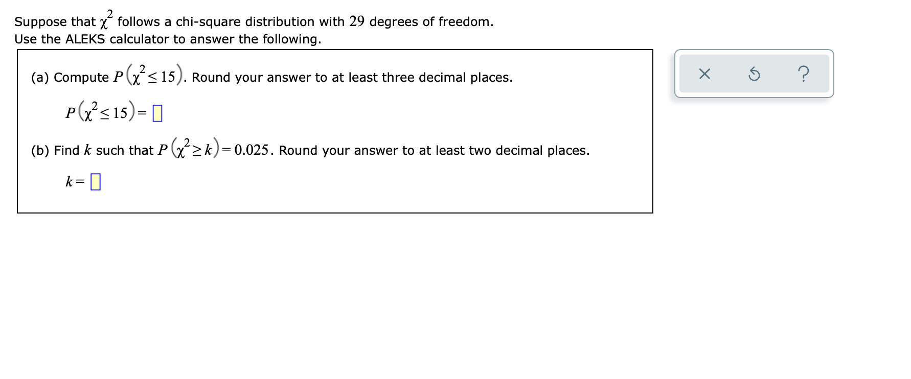 Solved Suppose That X? Follows A Chi-square Distribution | Chegg.com