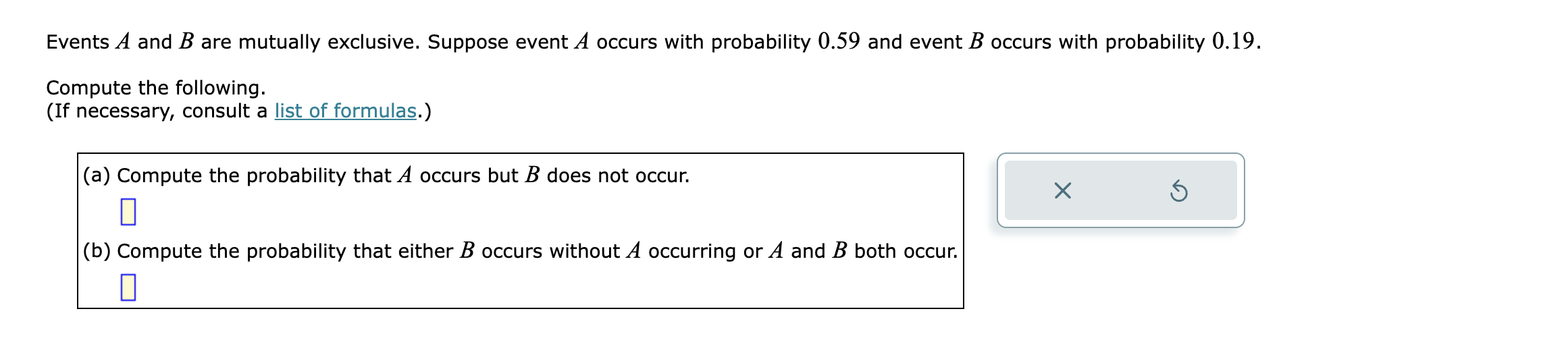 Solved Events A And B Are Mutually Exclusive. Suppose Event | Chegg.com