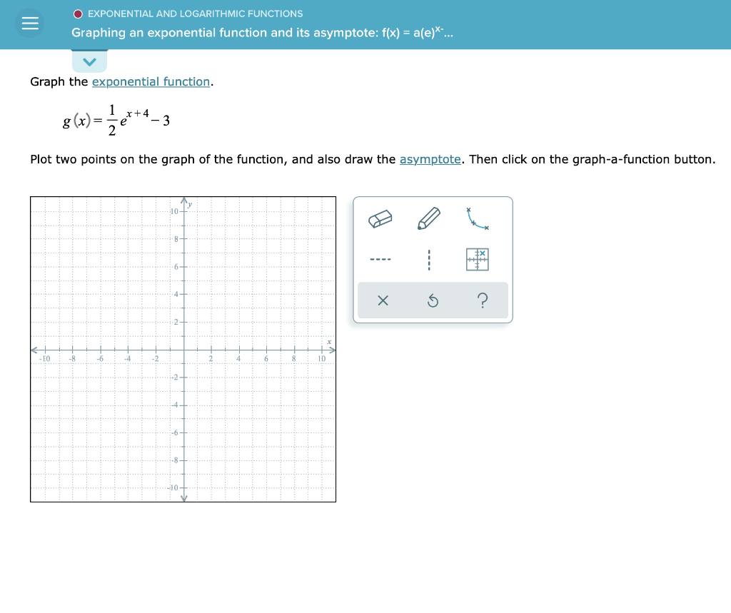 Solved O EXPONENTIAL AND LOGARITHMIC FUNCTIONS Graphing an | Chegg.com