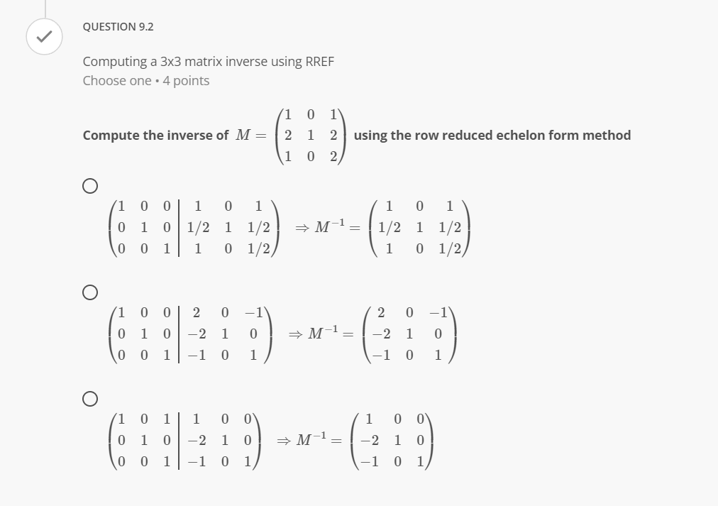 Solved GROUP 9 Matrix Inverse by Row Reduced echelon Chegg