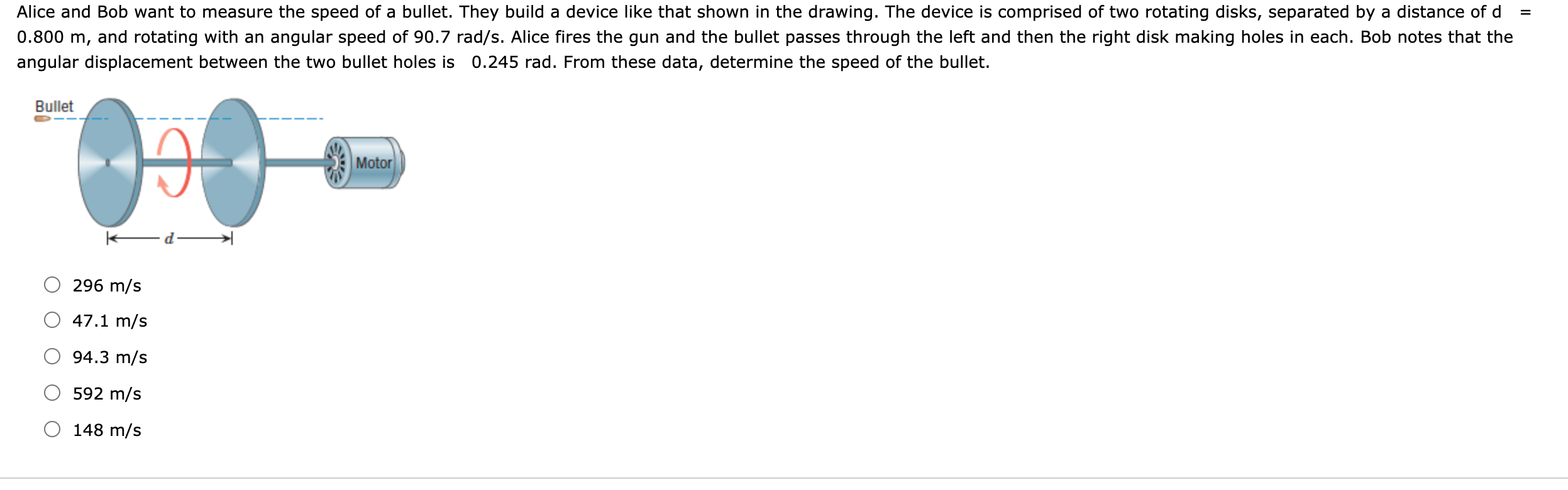 Solved Alice And Bob Want To Measure The Speed Of A Chegg Com