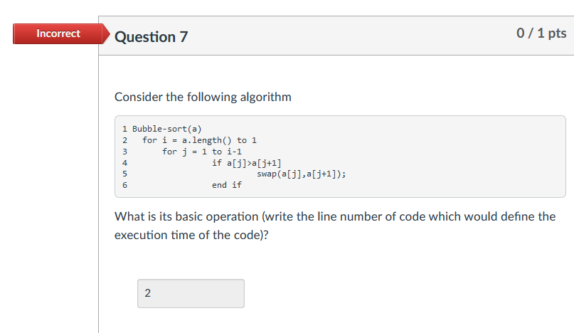 Solved Consider the following bubble sort algorithm. Do the