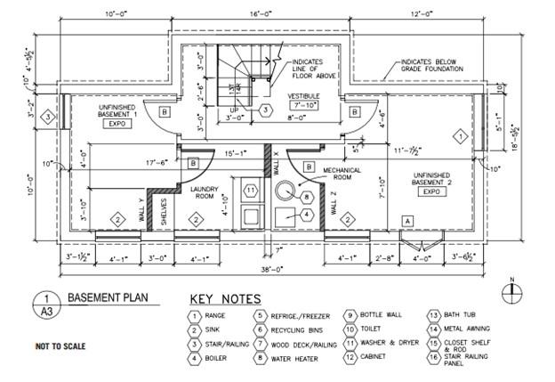 Solved 1.)The existing interior wall that currently divides | Chegg.com